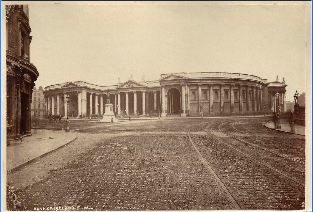 A photo of the College Green building dated from the 1880s.