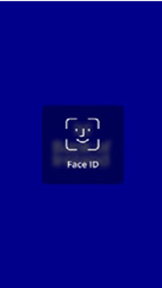Face ID screen.